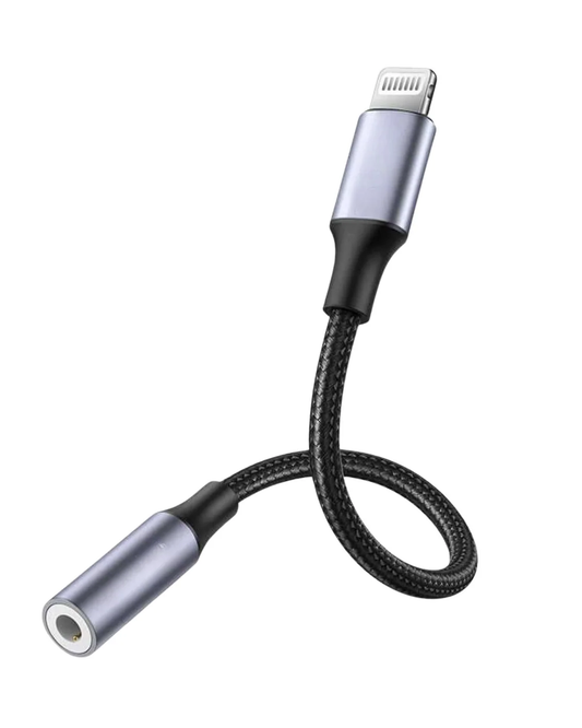 Adaptateur Lightning vers Jack 3.5mm - 10cm