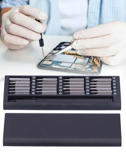 Kit de tournevis 24 en 1 avec bits magnétiques